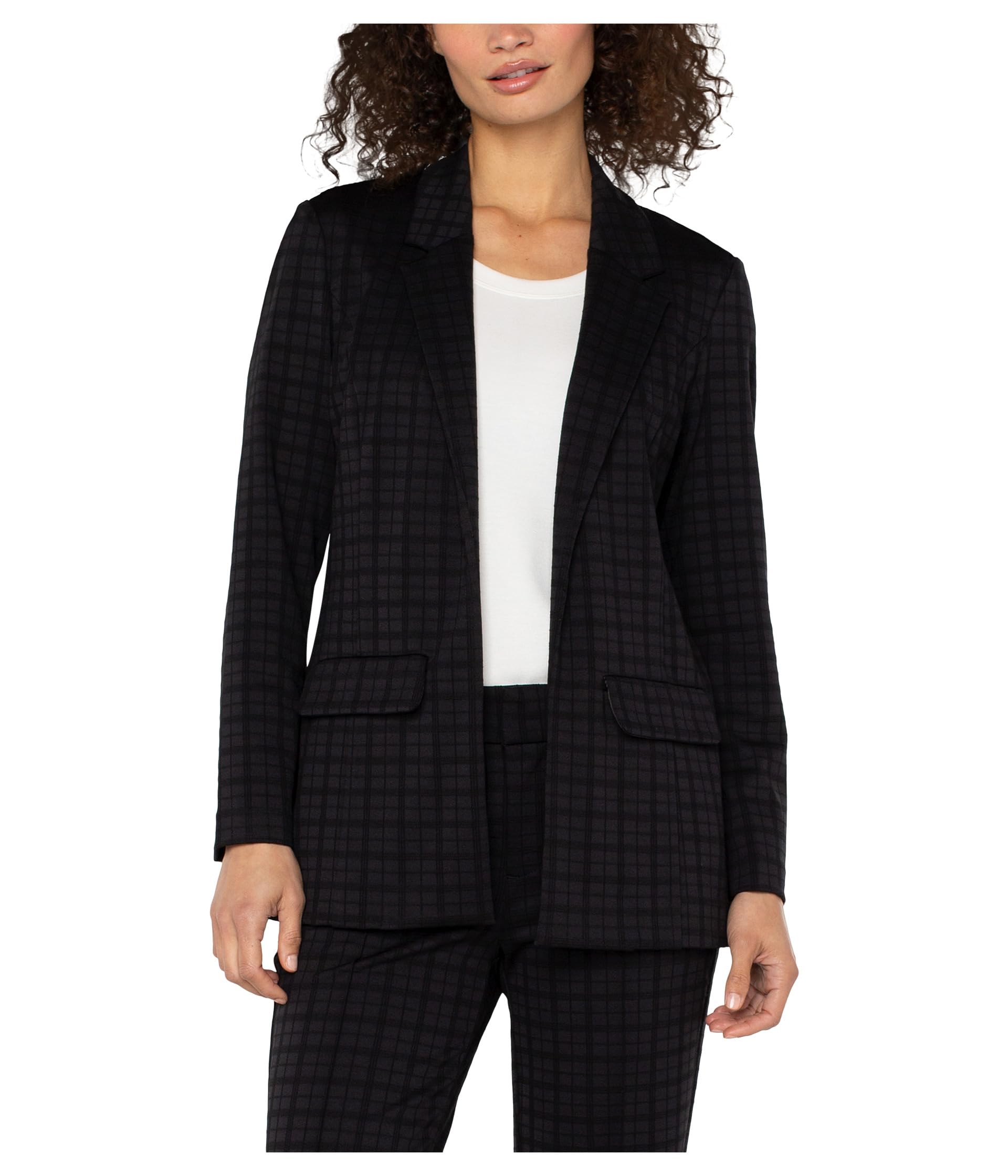Liverpool Womens Notch Collar Boyfriend Blazer