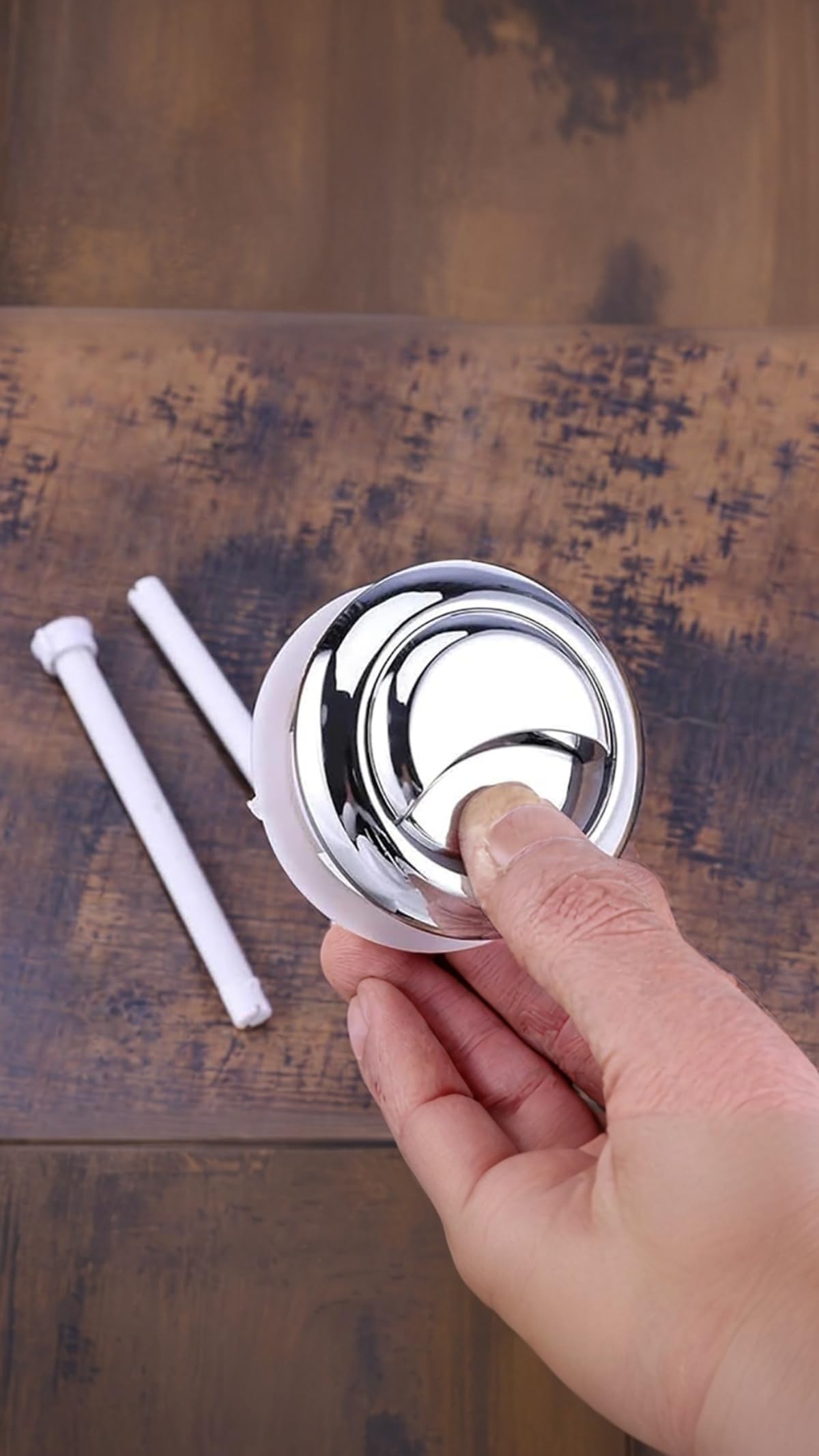 Sweet seven Dual Push Toilet Flush Button - 48mm Rods Replacement Accessories for Toilet Cistern