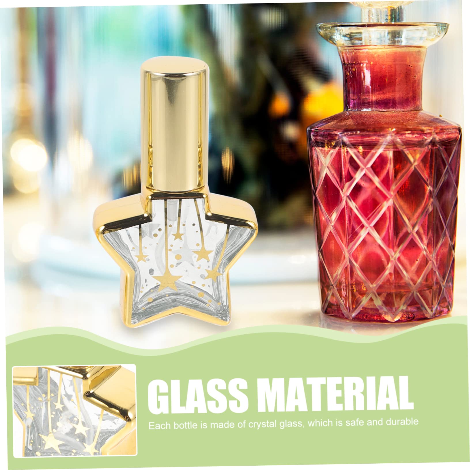 FOMIYES 3 Juegos De Mini Botellas Atomizadoras De Perfume De Vidrio De 8 Ml 4 Unidades X 3