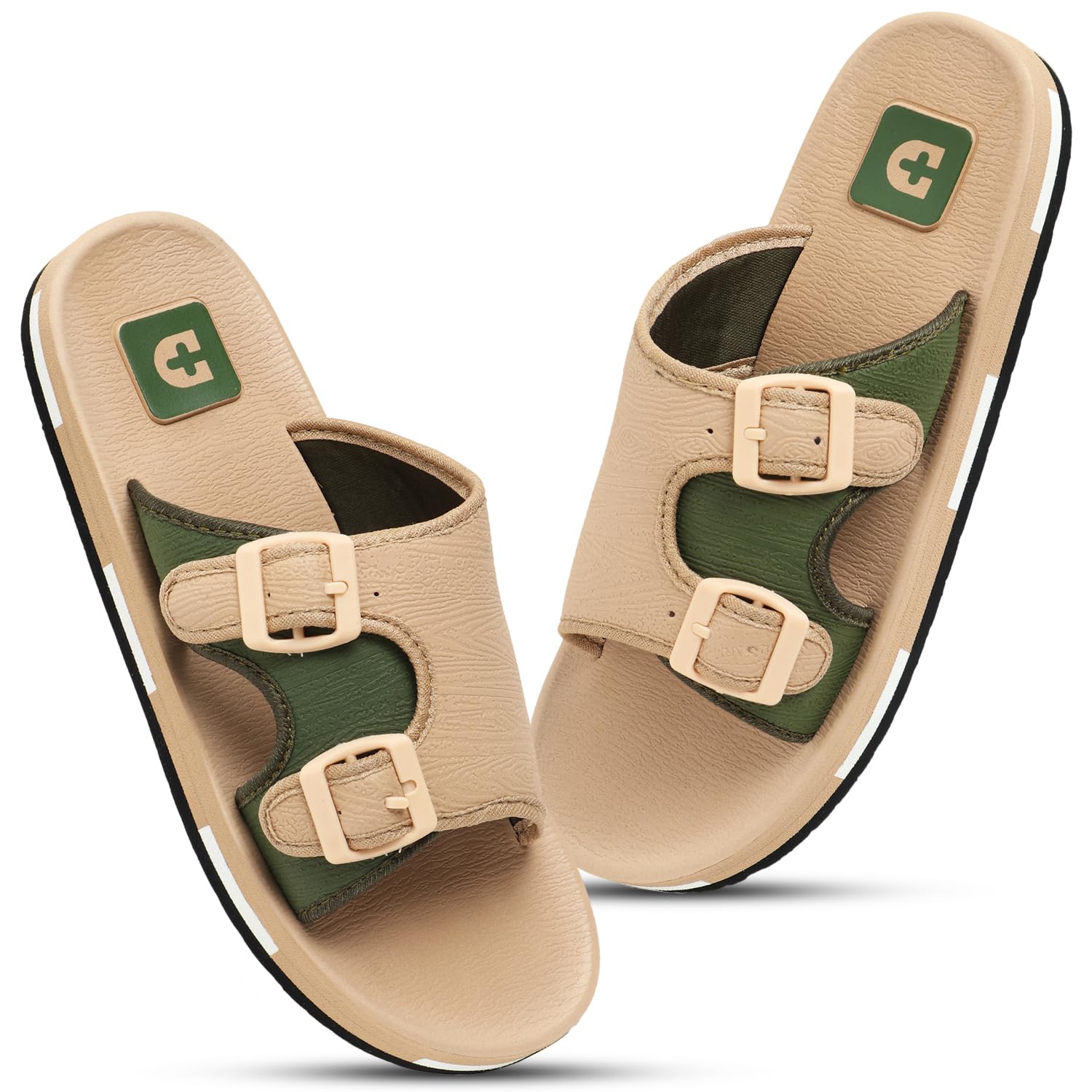 doctor health super soft Men Comfortable Double Strap Slippers with Adjustable Buckles, Cushioned Footbed and Anti Slip Sole, Casual Everyday Wear Sliders for Indoor and Outdoor Use-picture-23