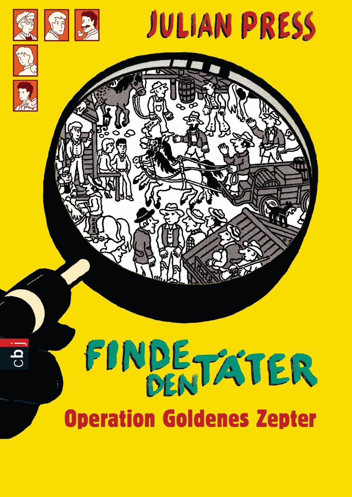 Finde den Täter - Kinder-Detektiv-Set: 4 Bücher + 1 exklusives Postkartenset