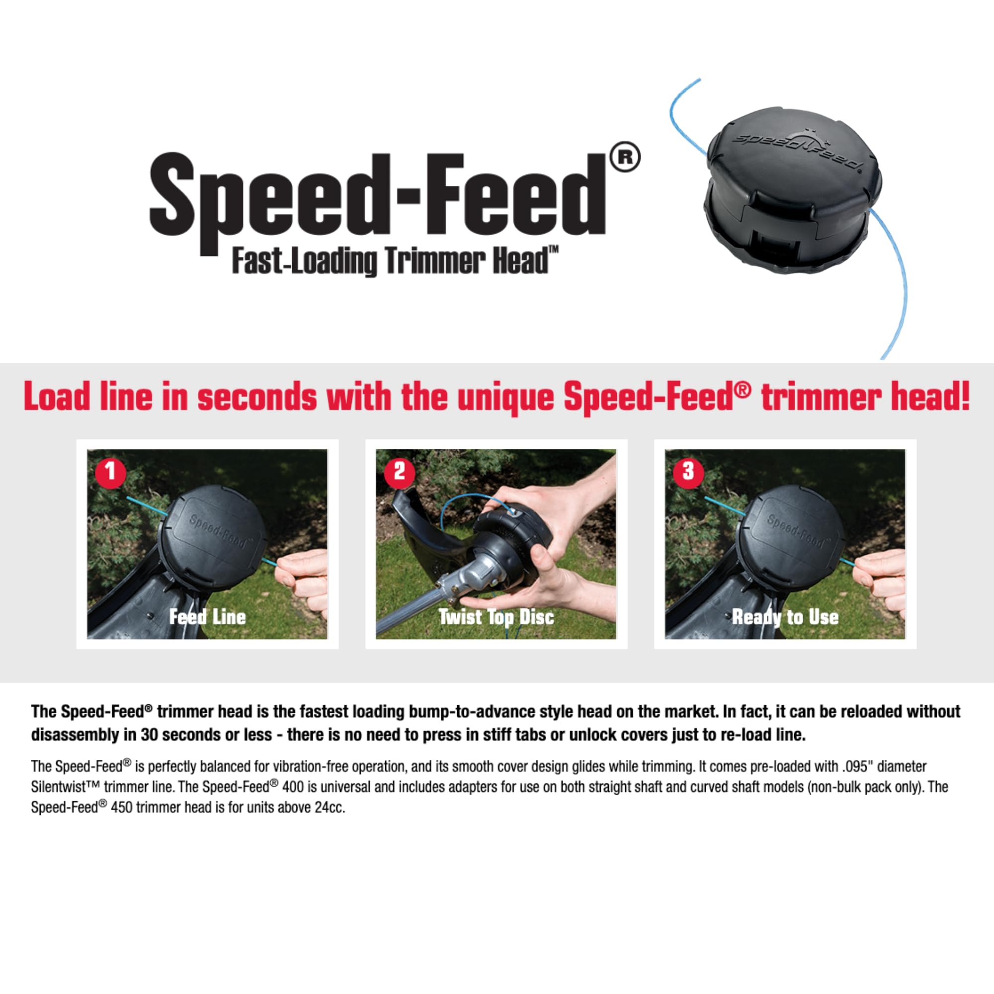 Shindaiwa 78890-30000 Speed-Feed 400 Universal Bump Feed Trimmer
