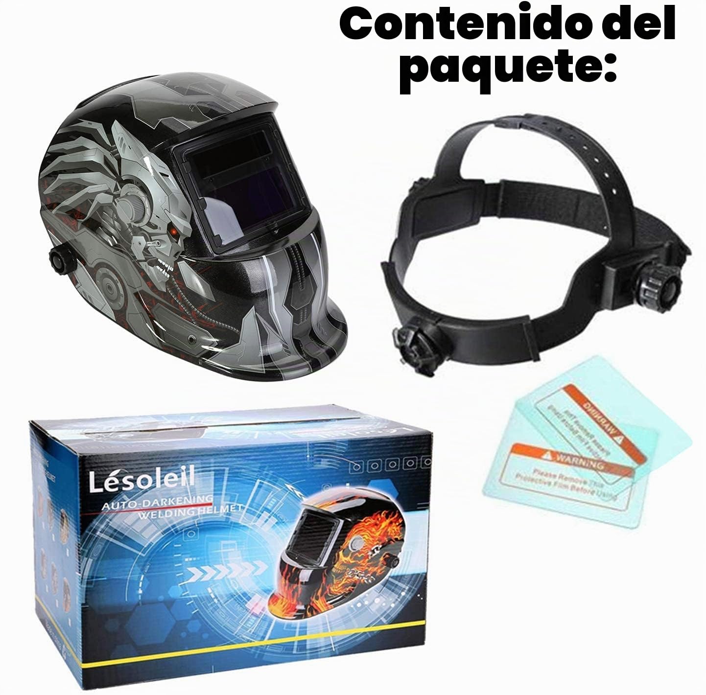 LESOLEIL Casco de Soldadura automático