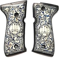 Vista 1 de BMPL - Empuñaduras de repuesto para pistola Beretta 92 92F 92FS FS 92SB 96 M992 M9 tamaño completo, color azul