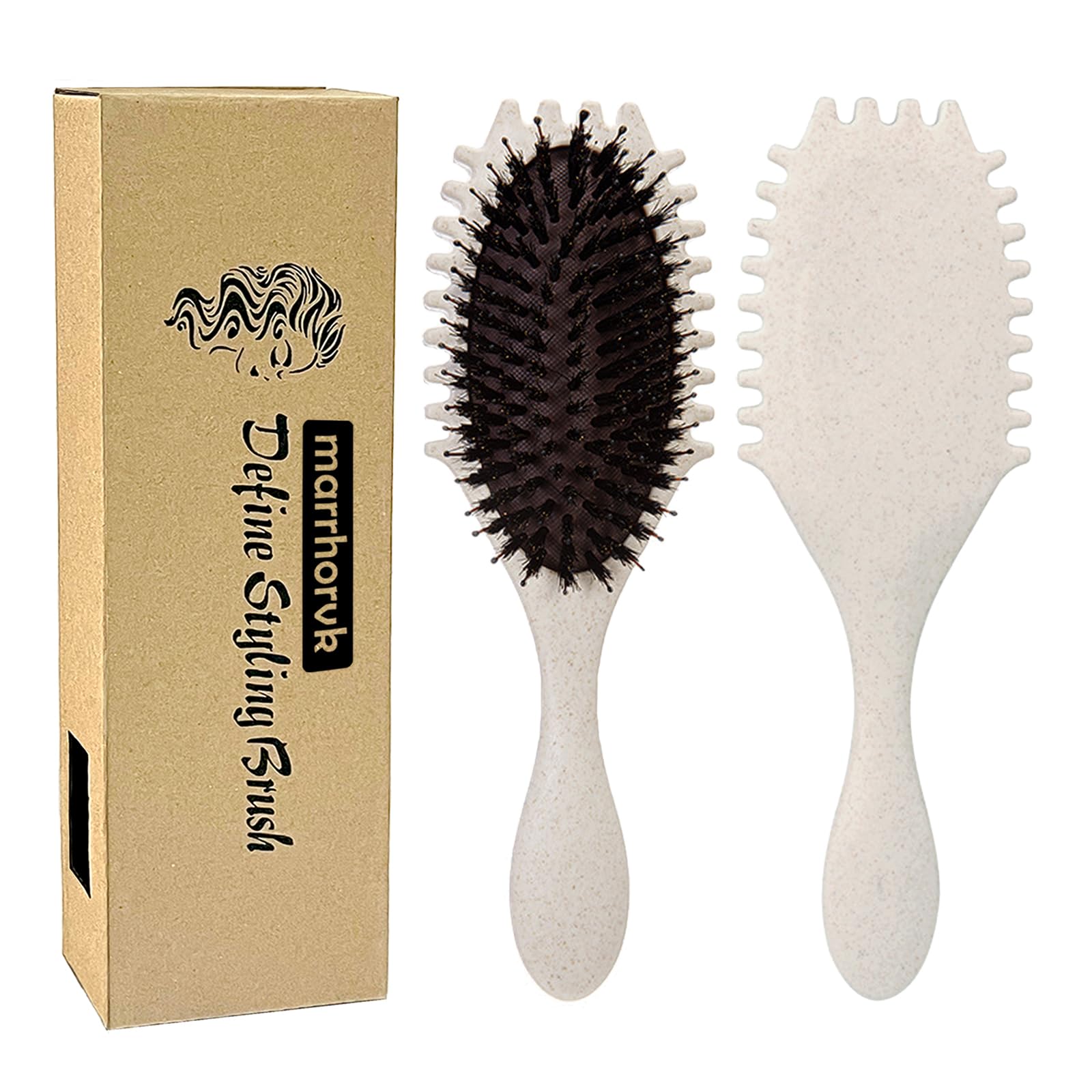 Amazon.com : Detangler Hair Brush for Fine Soft Thin Hair, Curl