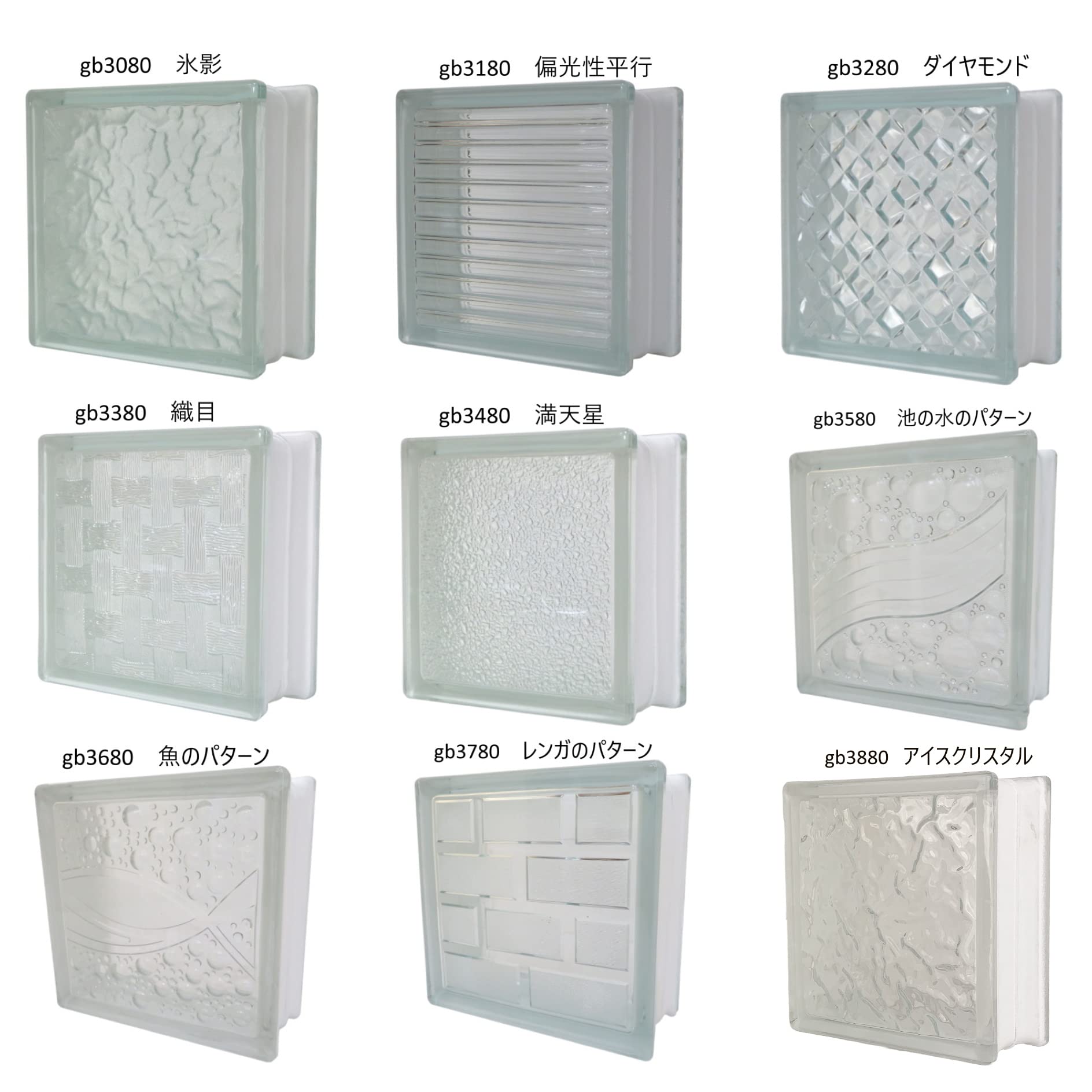 Amazon.co.jp: ガラスブロック 国際基準サイズ 厚み80mmクリア色みかん