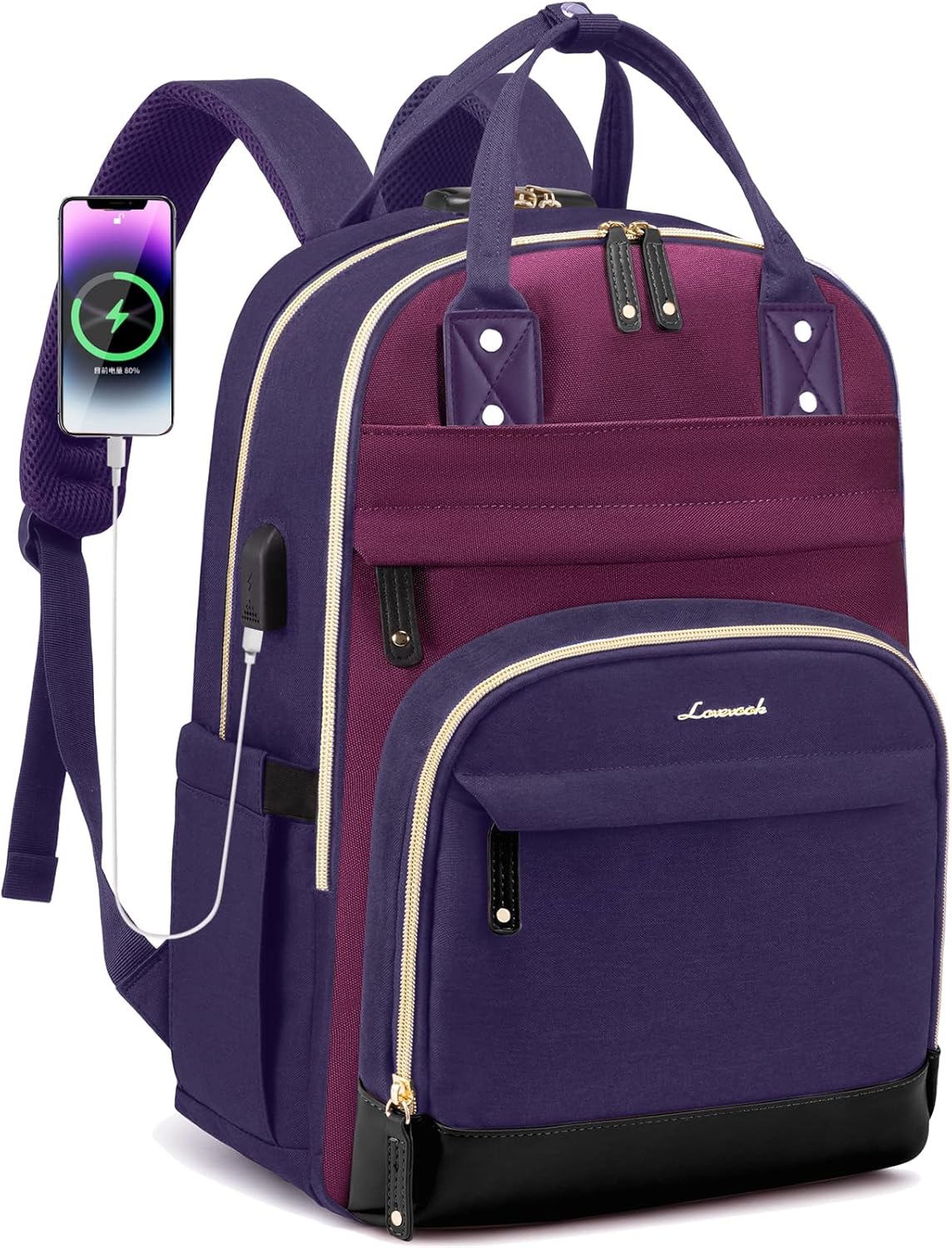 LOVEVOOK Laptop Backpack for Women, Fits 17 Inch Laptop Bag