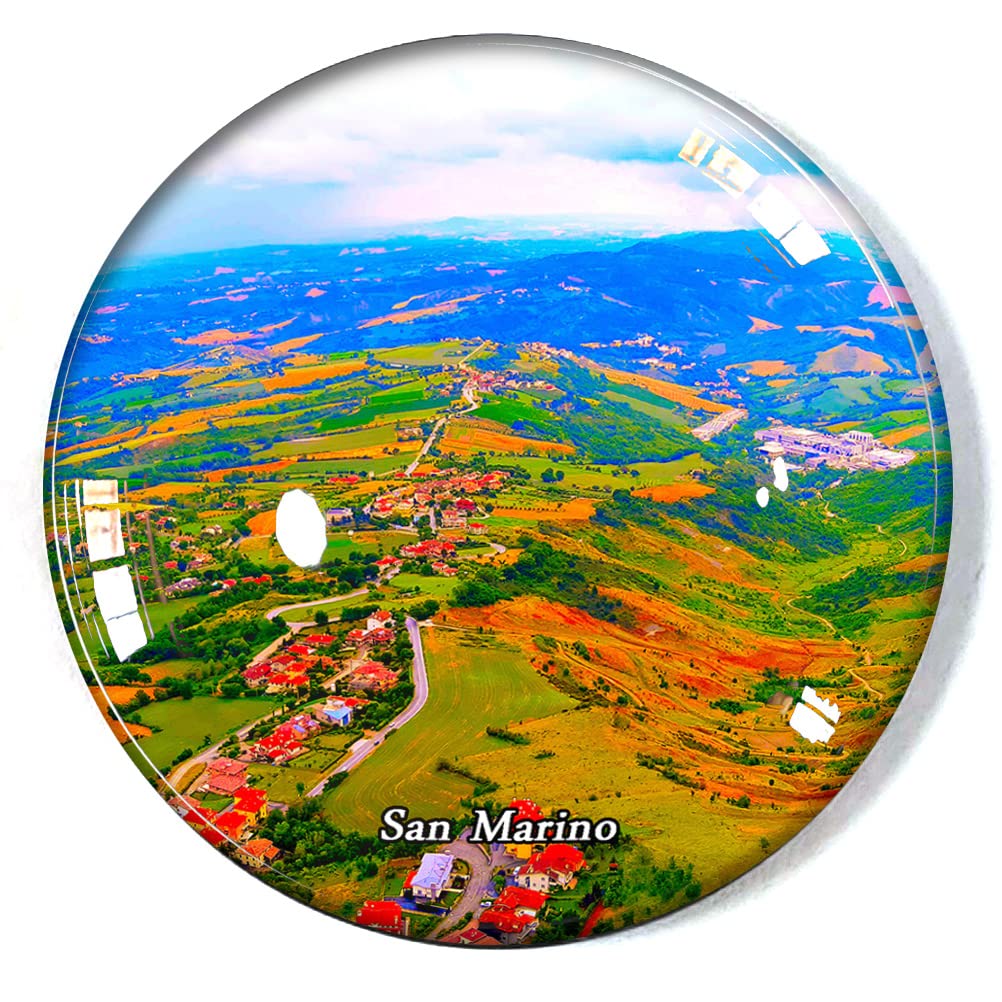 San Marino Fridge Magnet Refrigerator Freezer Magnet Souvenir Decoration Magnet Sticker Glass Crafts