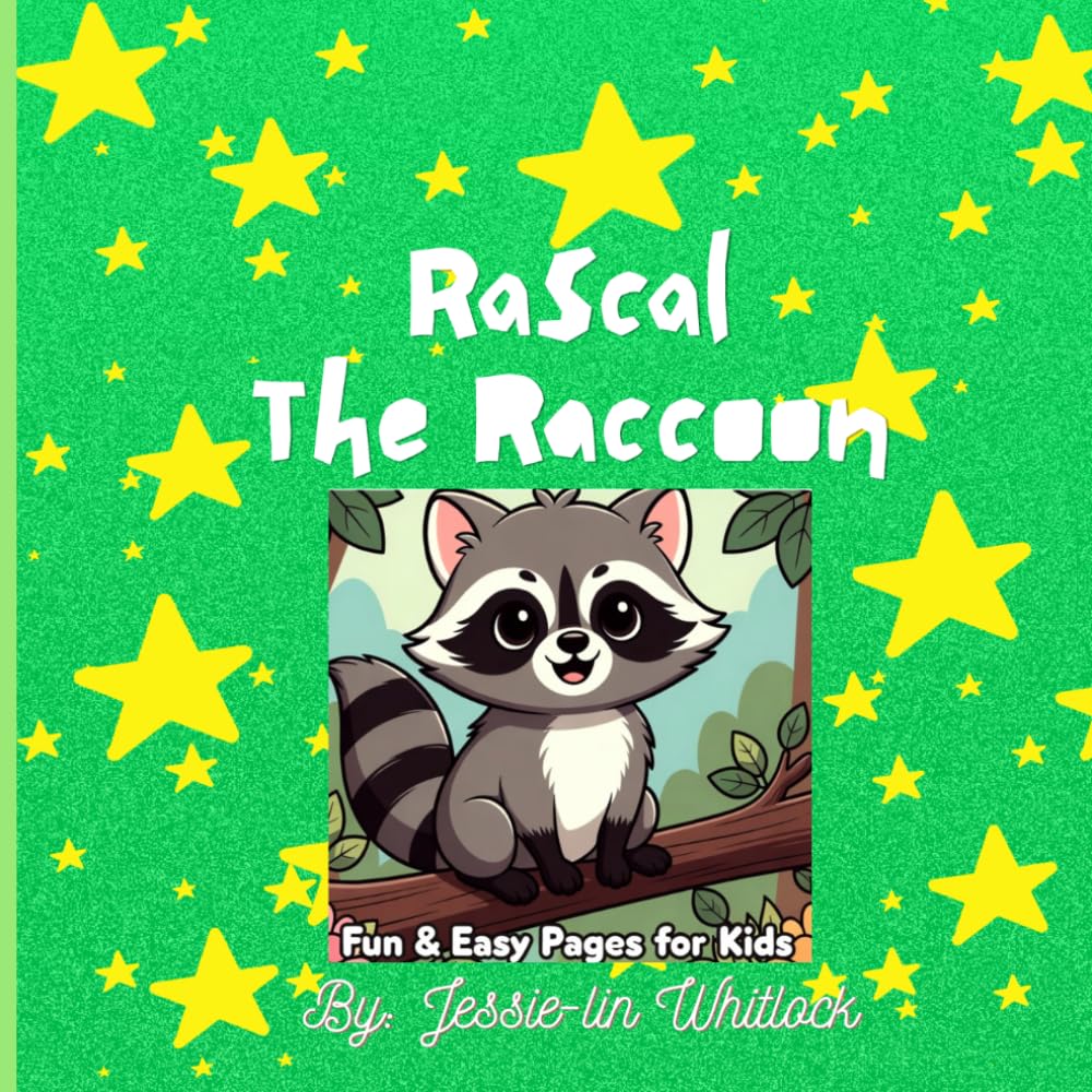 Raccoons on the Go! 28 Fun Scenes to Color