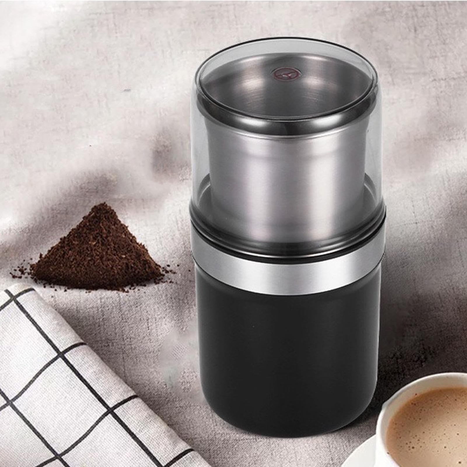 Nussmühle elektrisch, Kaffeemühle elektrisch,Pfeffermischer | Tragbare Salz- und Pfeffermühle, abnehmbare Gewürzmühle, geeignet für Salz, Pfeffer, Nüsse, Getreide und Kaffeebohnen