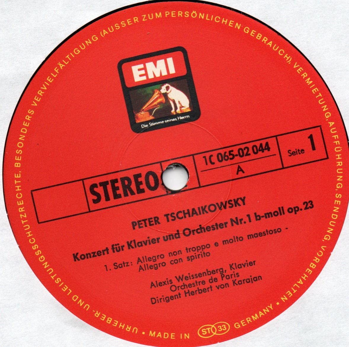 Amazon | Tchaikovsky Piano Concerto No.1 / Alexis Weissenberg