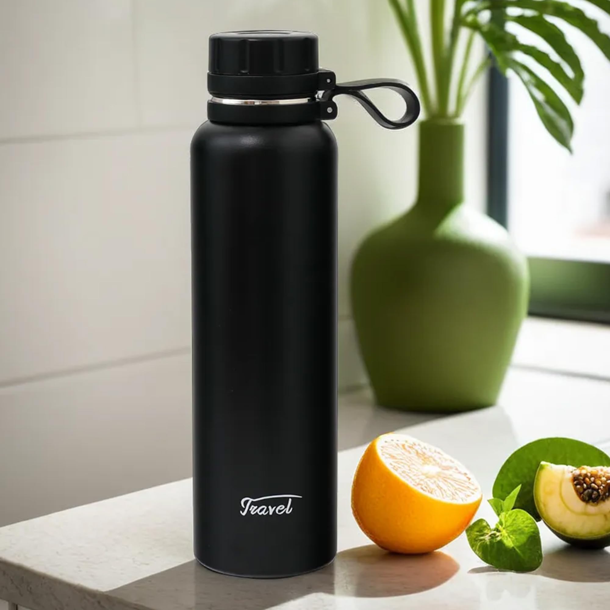 The Better Home Insulated Stainless Steel Water Bottle 1100ml | Hot & Cold for Office School Gym | Thermosteel Up to 8 Hrs Insulation Airtight BPA Free | Black (B0CSKJ4QXX) Amazon Price History, Amazon Price Tracker