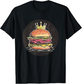 Kingdom Burger Outfit for Burger with Crown Graphic T-Shirt