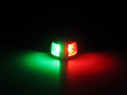 Miniatura 7 de BARCO MARINO ROJO Y VERDE ARCO LED NAVEGACIÓN LUZ IMPERMEABLE 12M BARCO MX