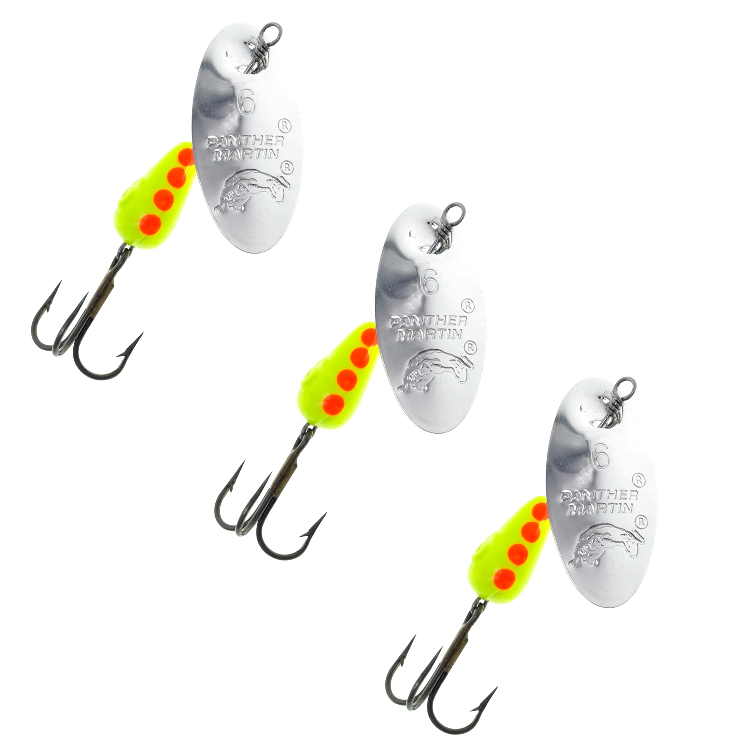 Panther Martin Classic Regular Teardrop Spinners Fishing Lure Catches Trout, Walleye, Nothern Pike, Largemouth Bass, Perch, Crappie & More.