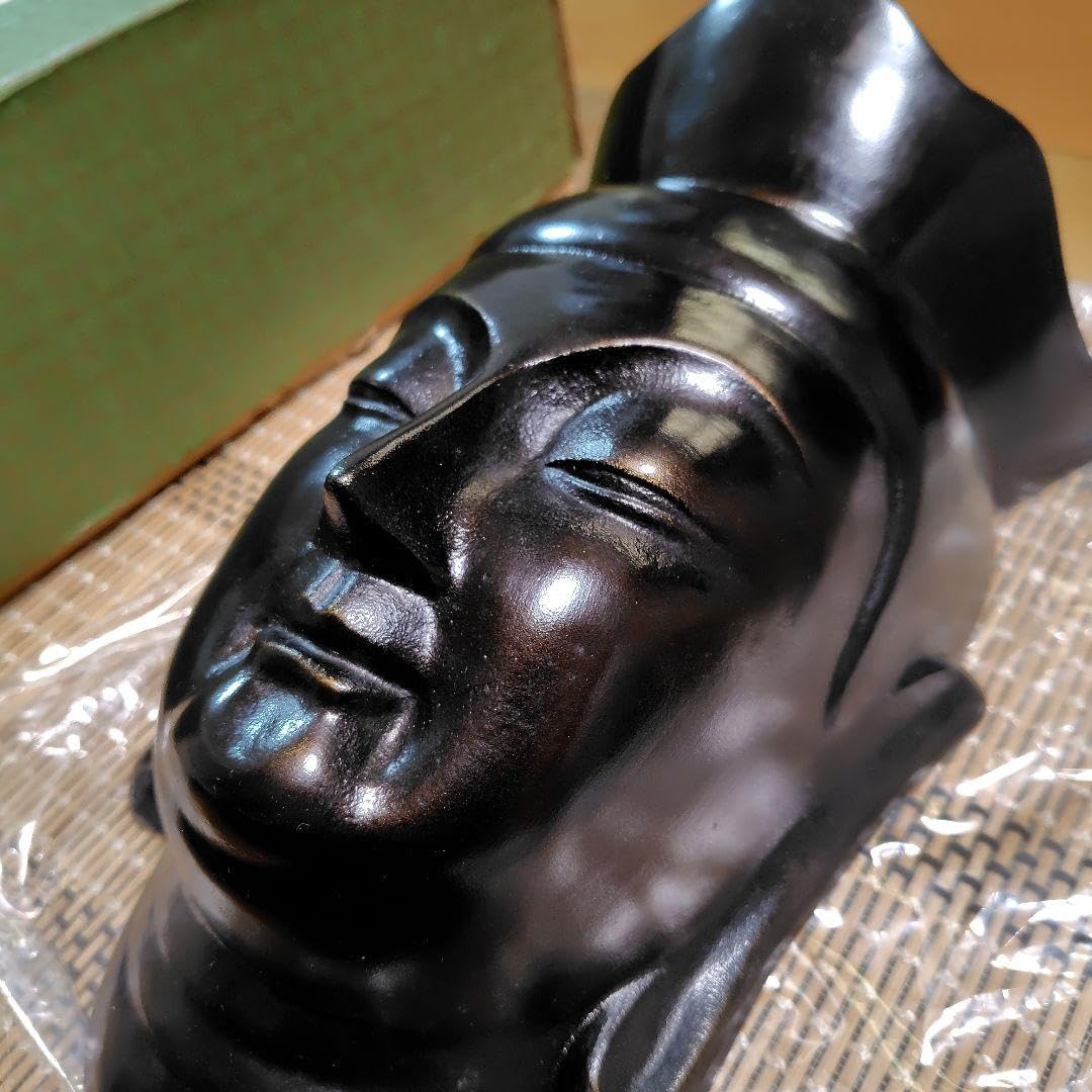 佛面　弥勅菩薩　お面　廣隆寺 廣隆寺 観音菩薩 弥勒菩薩 お面 菩薩面 仏像 壁掛け木彫り