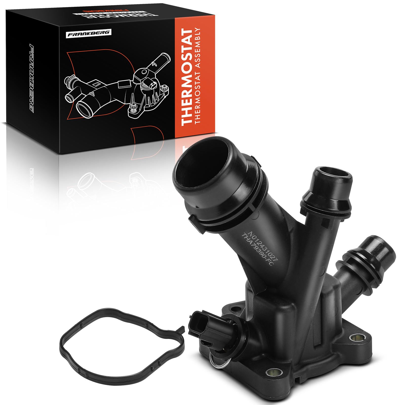 Frankberg Refrigerante del Termostato Compatibile con C30 533 2.0L 2010-2012 C70 II Cabriolet 542 2.0L 2010-2013 S40 II 544 2.0L 2010-2012 S60 II 134 2.0L 2.4L 2010-2018 Replace# 31293556