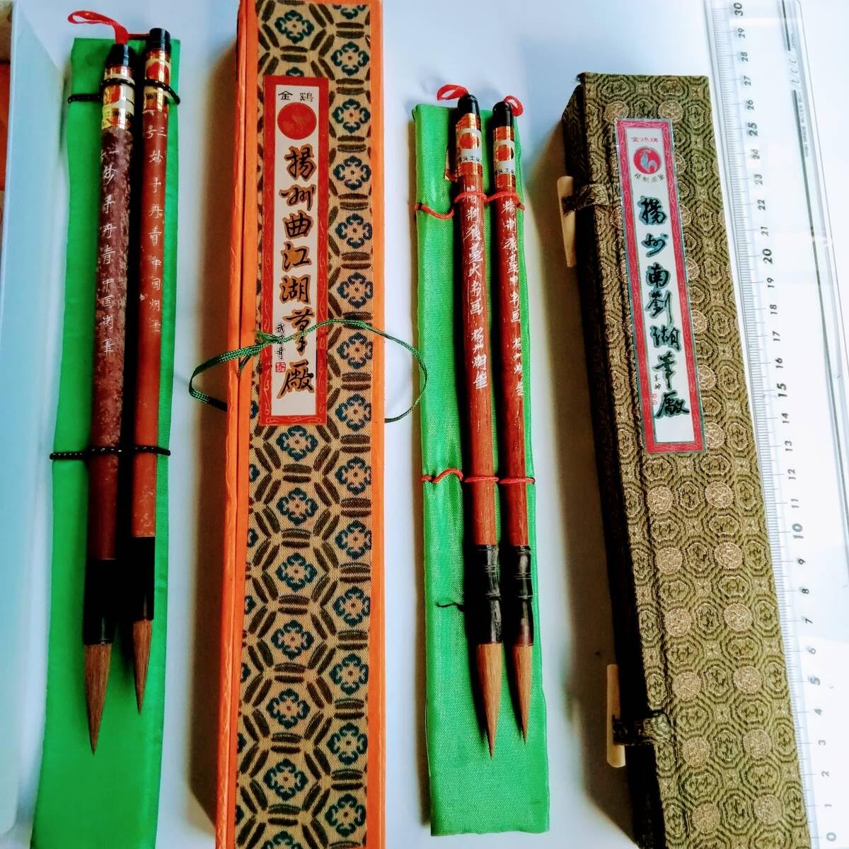 Amazon.co.jp: 金鶏牌 揚州曲江湖筆廠 金鶏 中国毛筆 筆 丹青堂 古銅