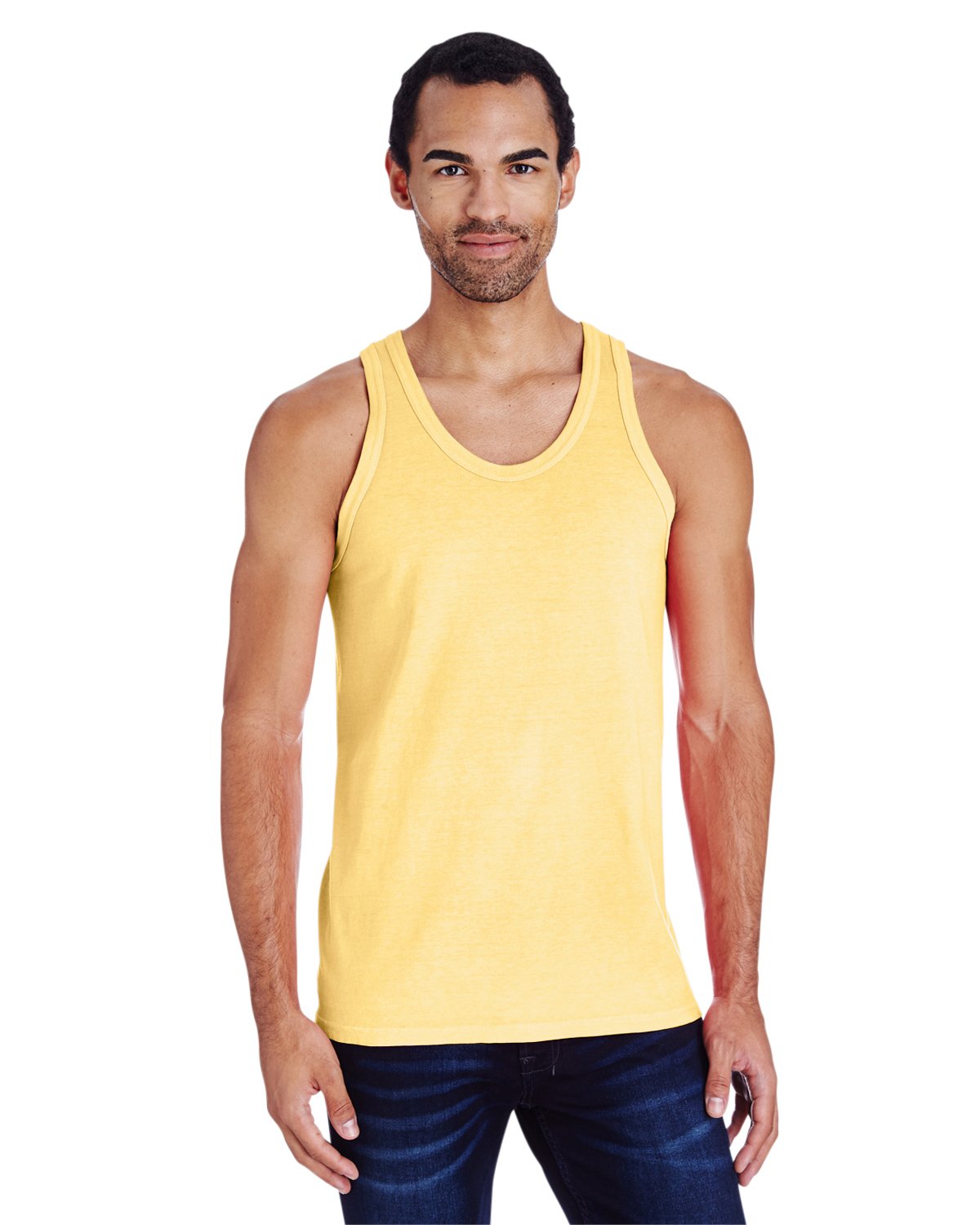 Hanes Mens Originals Tri-Blend Tank Top, Lightweight Tanks for Men, Sleeveless Tank Shirt