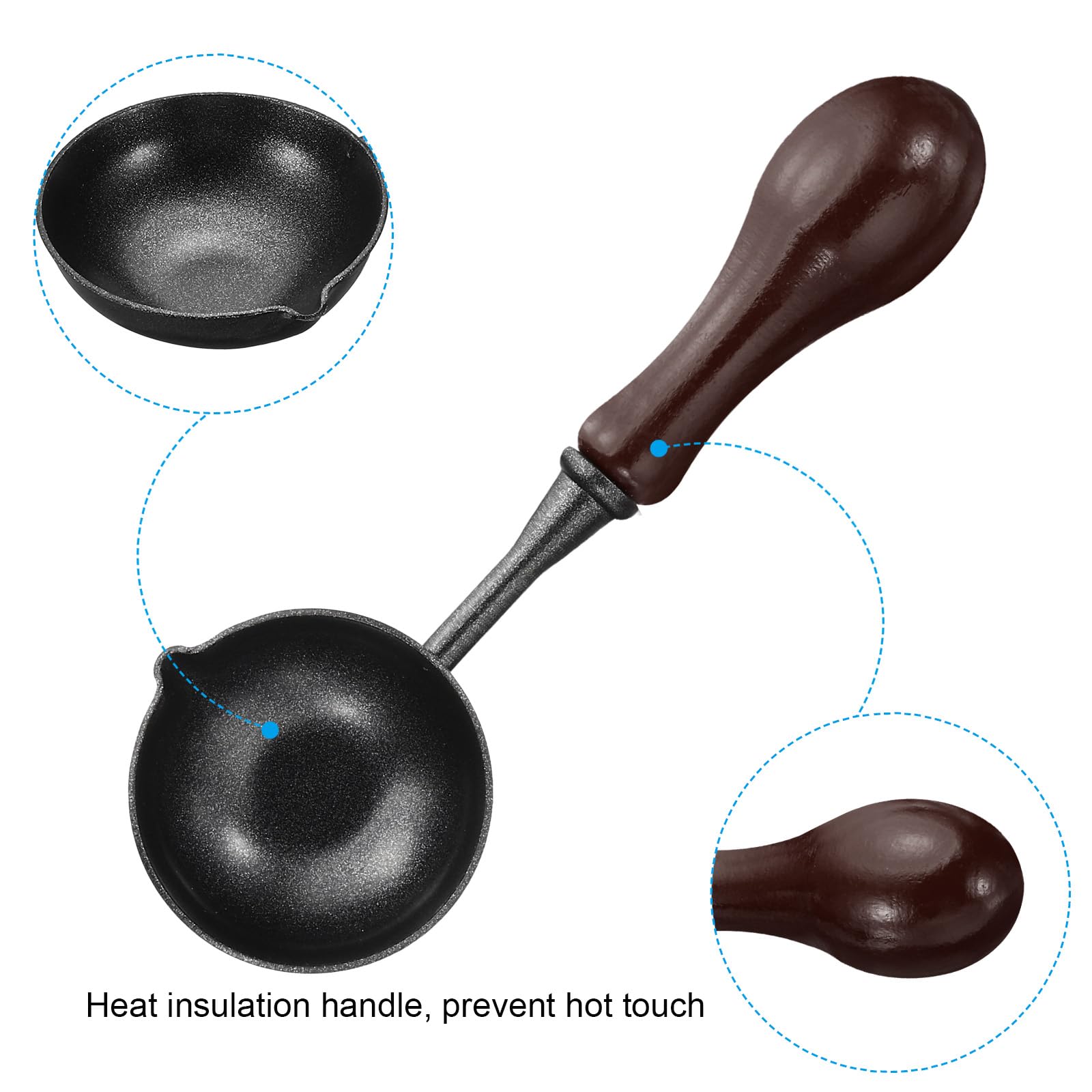 PATIKIL 4" Wax Seal Spoon - Image 3