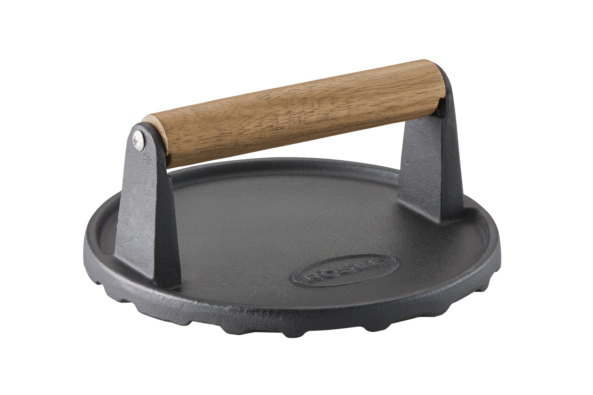 3 Taglie Bistecca In Ghisa Fajita Sfrigolante Piatto Piatto Bbq Grill Pan Cottura Supporto In Legno