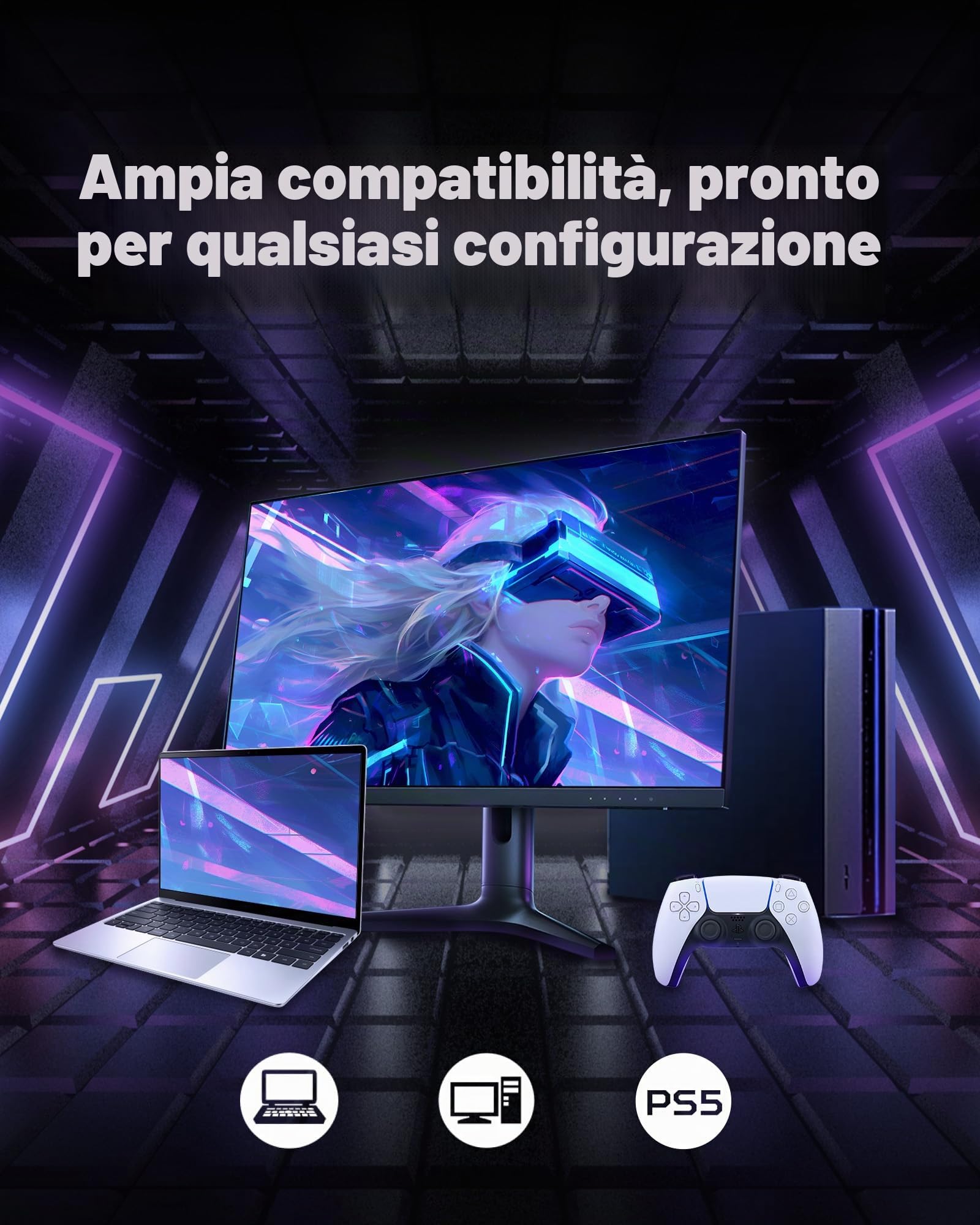 Acer Predator GM9000 SSD M.2 PCIe 5.0 NVMe 4TB 14000 MB/s DRAM | Estreme prestazioni, PC, laptop, PS5, Gaming & editing, Caricamento rapido, AI compatibile