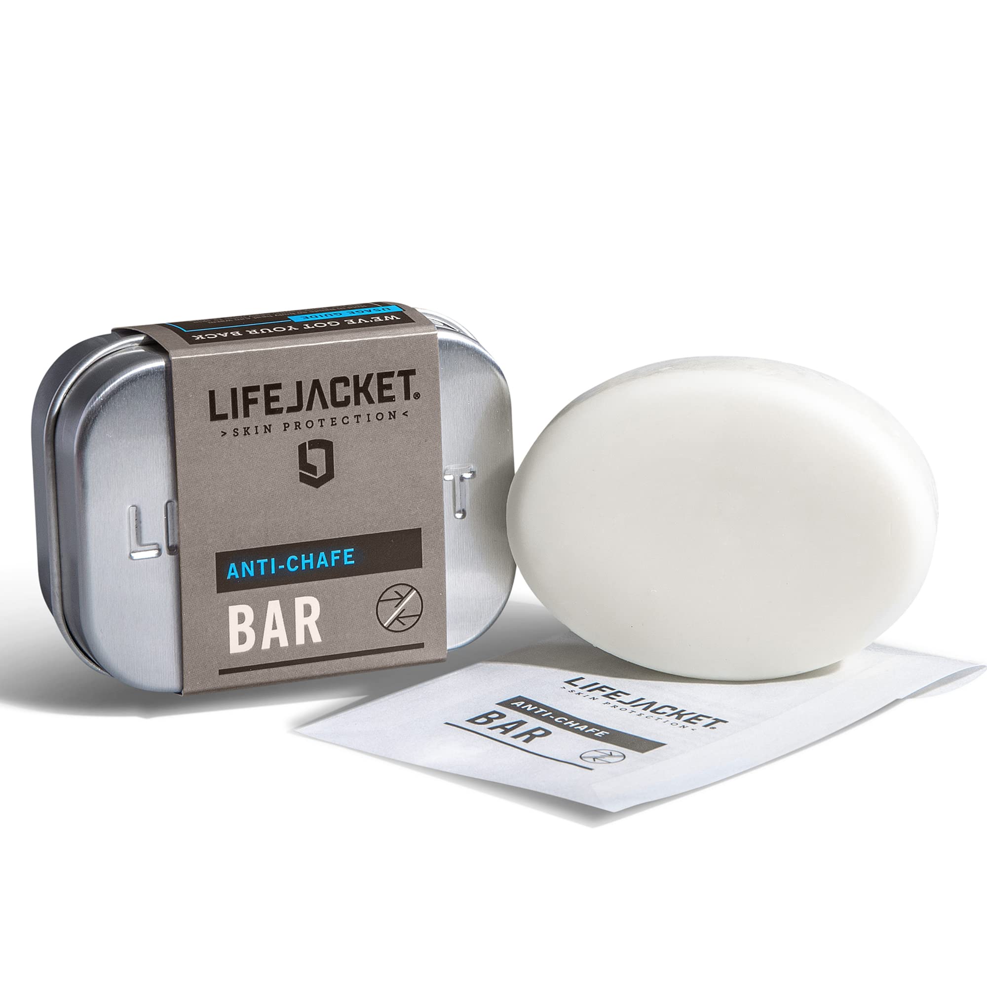 Heavy Duty Anti Chafing Stick Bar - Coconut Oil, Shea Butter, Jojoba + Vitamins A, E & F - High Performance Weather & Sweat Resistant Anti Friction, Anti Chafe Cream Bar