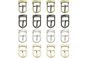 16-Count Tiny Metal Belt Buckles with Single Pin: An Accessory Essential