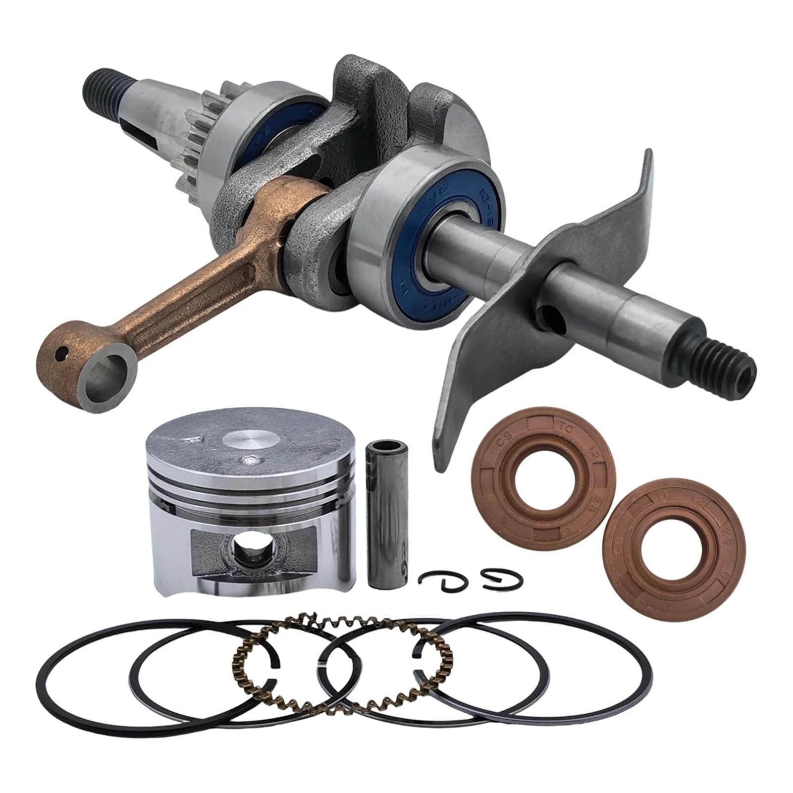 Kit de selección de Aceite de Anillo de pistón de cigüeñal de 39mm for Hond GX31 GX 31 Gras Trimme, Piezas de Motor de cortacésped, Piezas de Herramientas de jardín