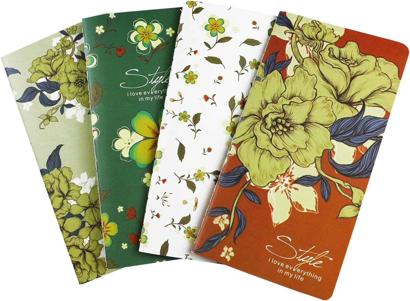 Pocket Notebook Softcover Mini Notebooks 17cm x 9cm Small Memo Notepad Journal Notebook for Men Women Kids Traveler 8 Pcs