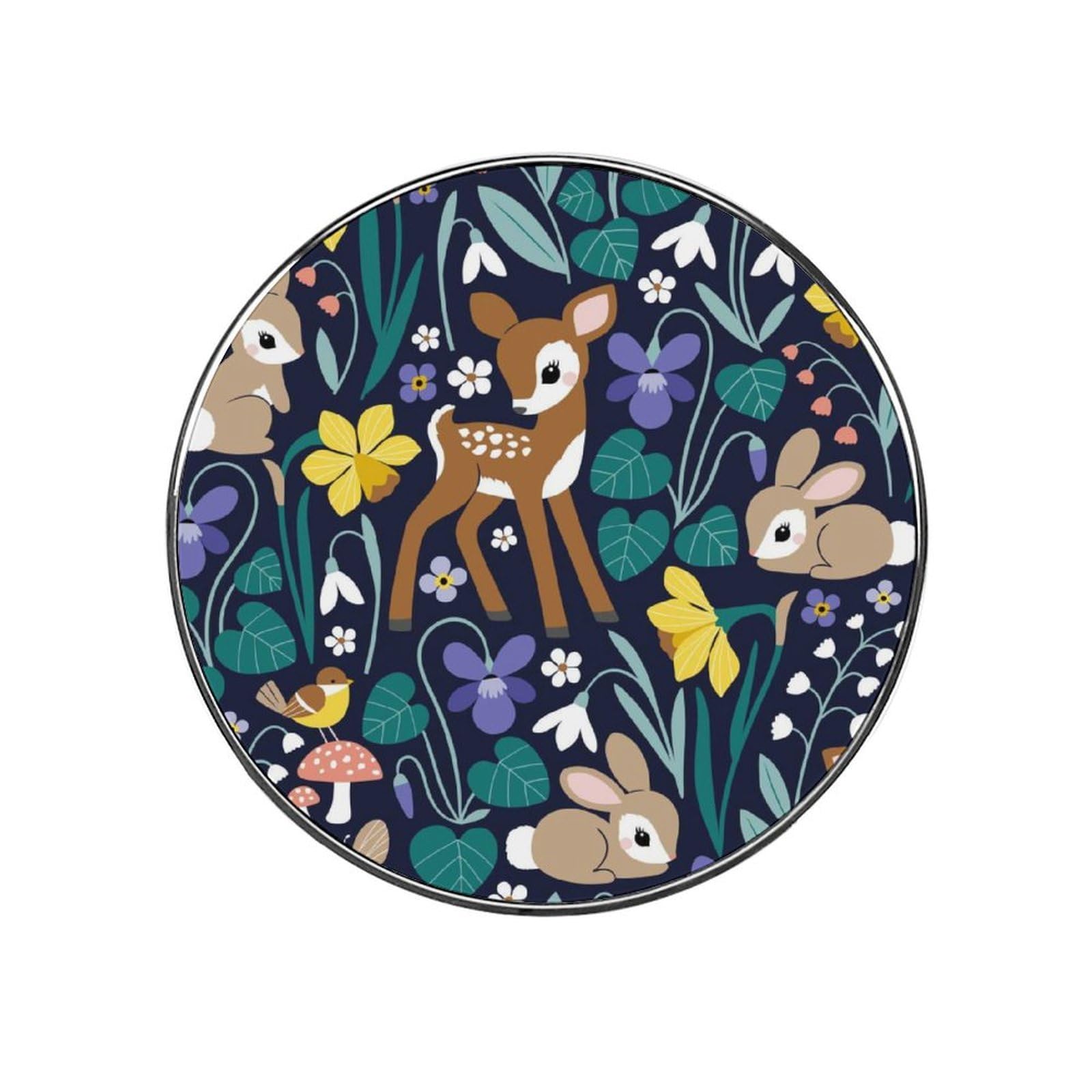 Cute Rabbits Deer Alloy Fridge Magnet For Office Cabinet Refrigerator Whiteboard Photo
