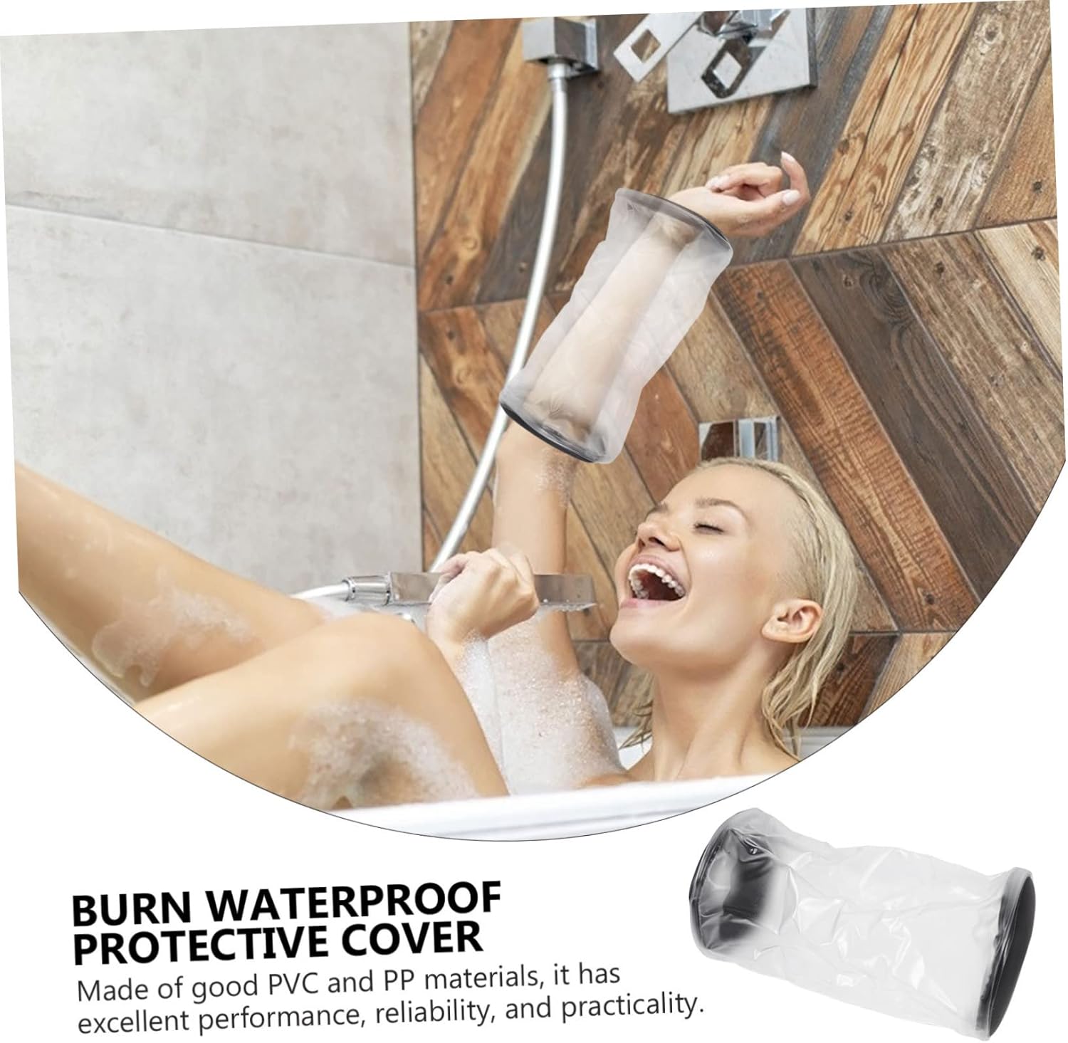 Shower Arm Protectors Arm Covers for Daily Use Wear Resistant Burn Sleeves Portable and Flexible Design