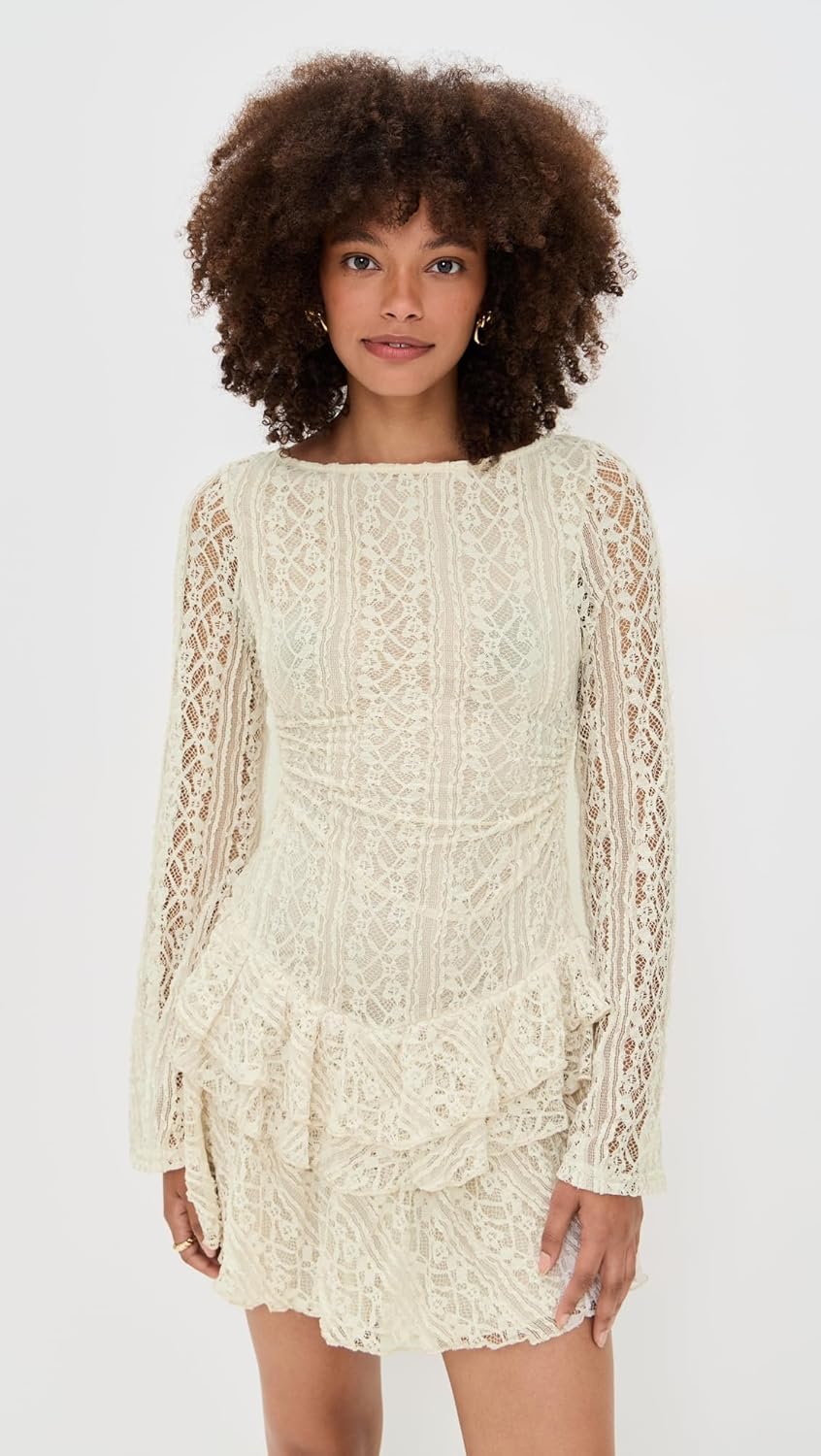 Free People Women's Tabby Lace Mini Dress - Image 2