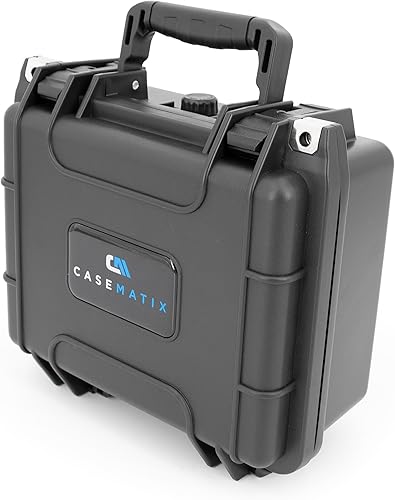 Miniatura 2 de CASEMATIX Funda de monedas graduada compatible con más de 40 losas de monedas PCGS o NGC, caja de almacenamiento de monedas impermeable con interior