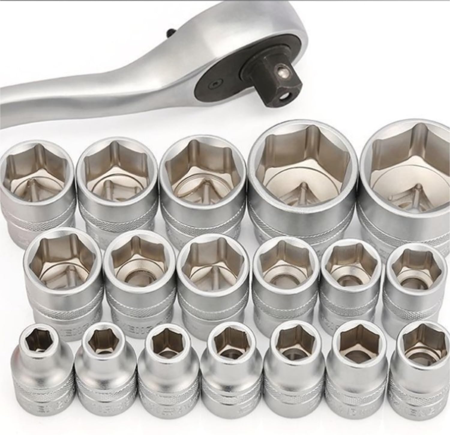 Herramientas Taller Mecanico Juego De Utensilio Doméstico 82 Piezas, Enchufes, Llaves Trinquete Con Caja Herramientas Almacenamiento Reparación para Automóvil