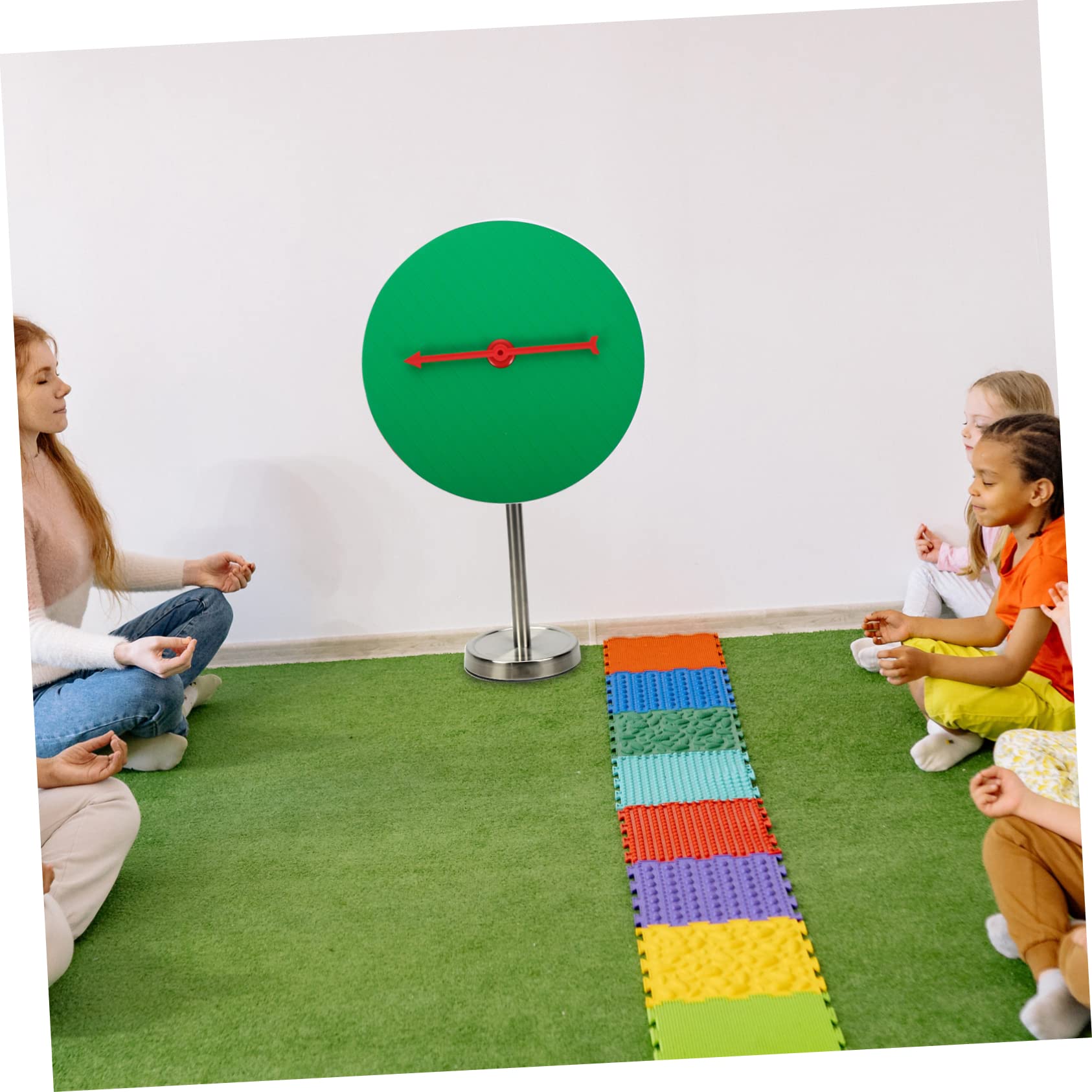 Yardwe Rotate Board Prize Wheel for Prizes Spinning Wheel Game Rotating Plate Party Game Prop Easy to Use