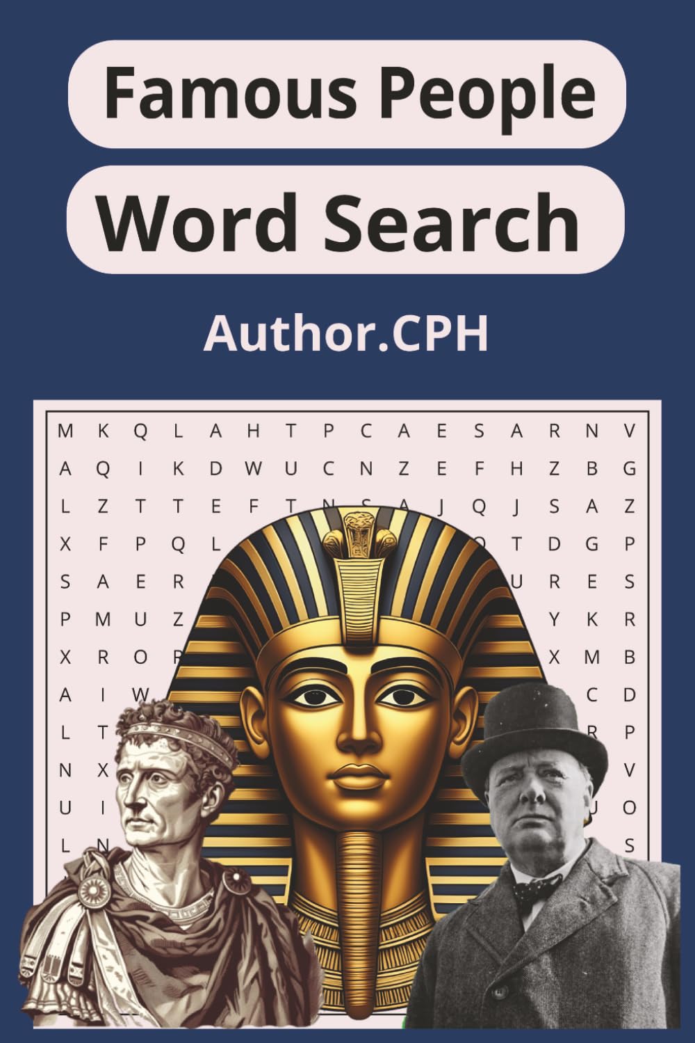 FAMOUS PEOPLE WORD SEARCH: Easy to read content about famous people ,6x9 inches, 110 pages, 55 puzzles. find famouspeople.