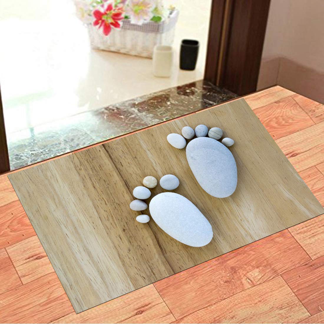 Status 3D Printed Digital Door Mat for Home/Living/Lobby/Bathroom/Office Entrance with Anti Slip Backing(15x23inch) (B077B2Q6WZ) Amazon Price History, Amazon Price Tracker