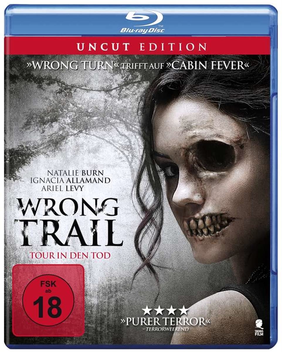 Blu-ray de Wrong Trail-Tour in Den Tod, película de terror europea y thriller cinematográfico físico