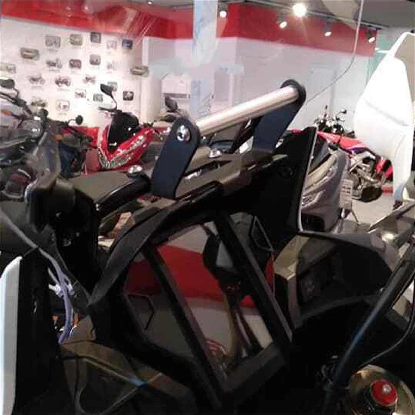 Motocyklowy uchwyt nawigacyjny GPS Pasuje do Honda Africa Twin CRF1000L 2018 2019 Uchwyt na telefon GPS Uchwyt na nawigację Płyta nawigacyjna(12mm)