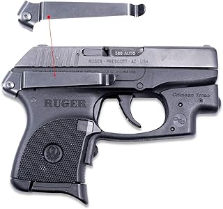 Clip for Ruger LCP .380 (Not LCP Max) - Concealed Carry Belt Clip Holster - Premium Clip for Hidden, Secure, and Comfortable Conceal Carry - Slim and Secure with No Bulky Holster - Generic
