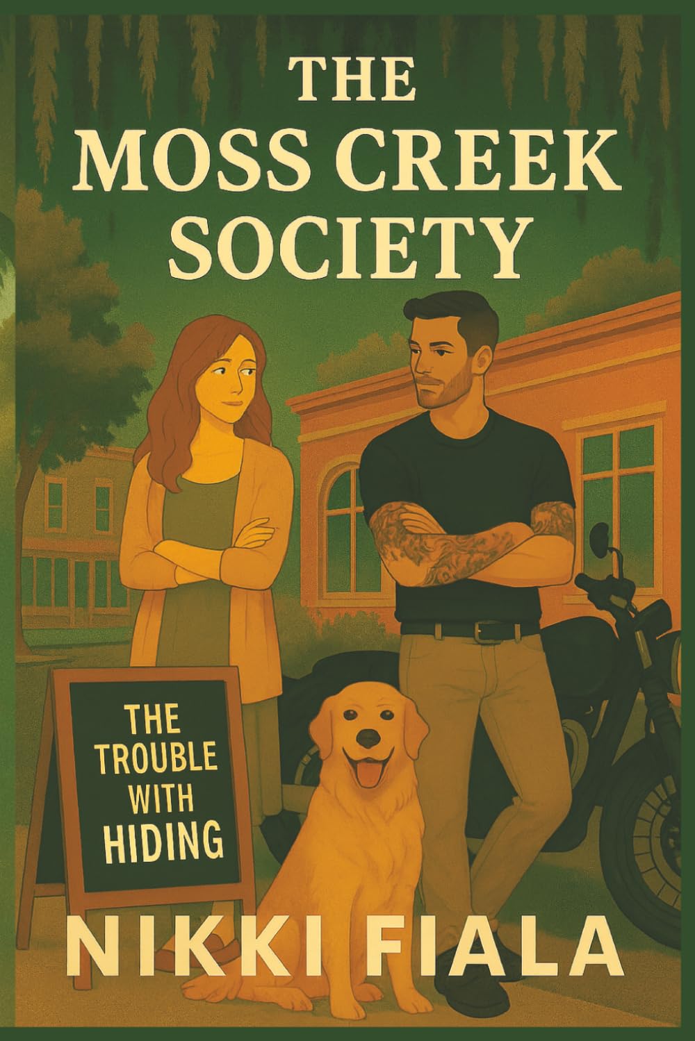 The Trouble with Hiding: (Book 3 of The Moss Creek Society): A Laugh-Out-Loud Small Town Romance Where Love Refuses to Stay Hidden