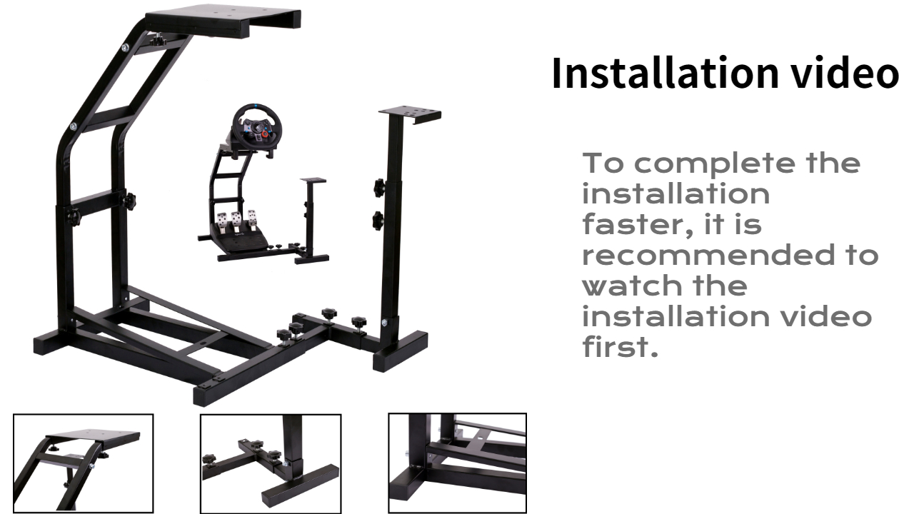 Amazon.com: Marada Compact Racing Steering Wheel Stand with V2