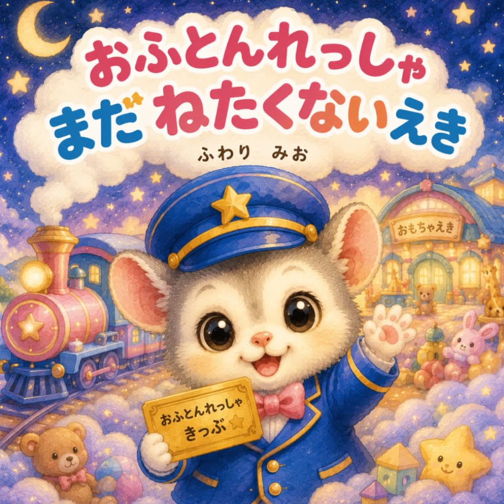 おふとんれっしゃ まだねたくないえき: 寝かしつけ絵本3〜6歳向け (おやすみれっしゃえほん)