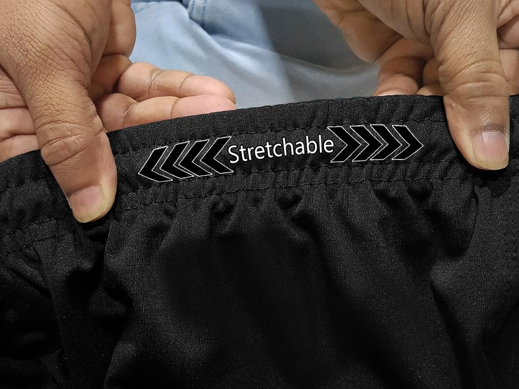 Pinkmint Herren-Trainingshose aus Lycra, einfarbig, elastisch, für Fitnessstudio, Yoga, Sport, normale Kleidung (1 Stück)