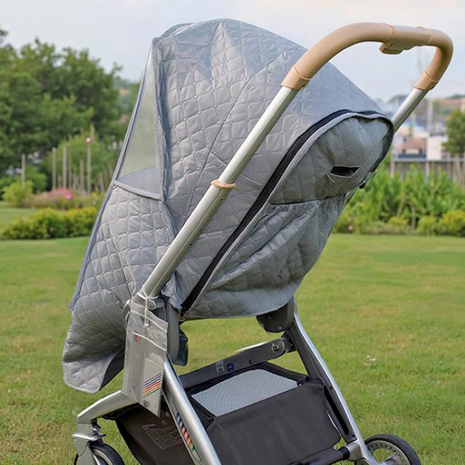 Resistente al desgarro, protección contra la lluvia, protección contra la intemperie, pequeño protector de viento para padres, parabrisas impermeable