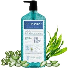 ST. D'VENCE Refreshing Ocean Drop Salicylic Acid Body Wash Shower Gel For Women & Men with Seaweed Extract & Vegan Collagen | Paraben & Sls Free | Body Wash For Summer - 700 ml