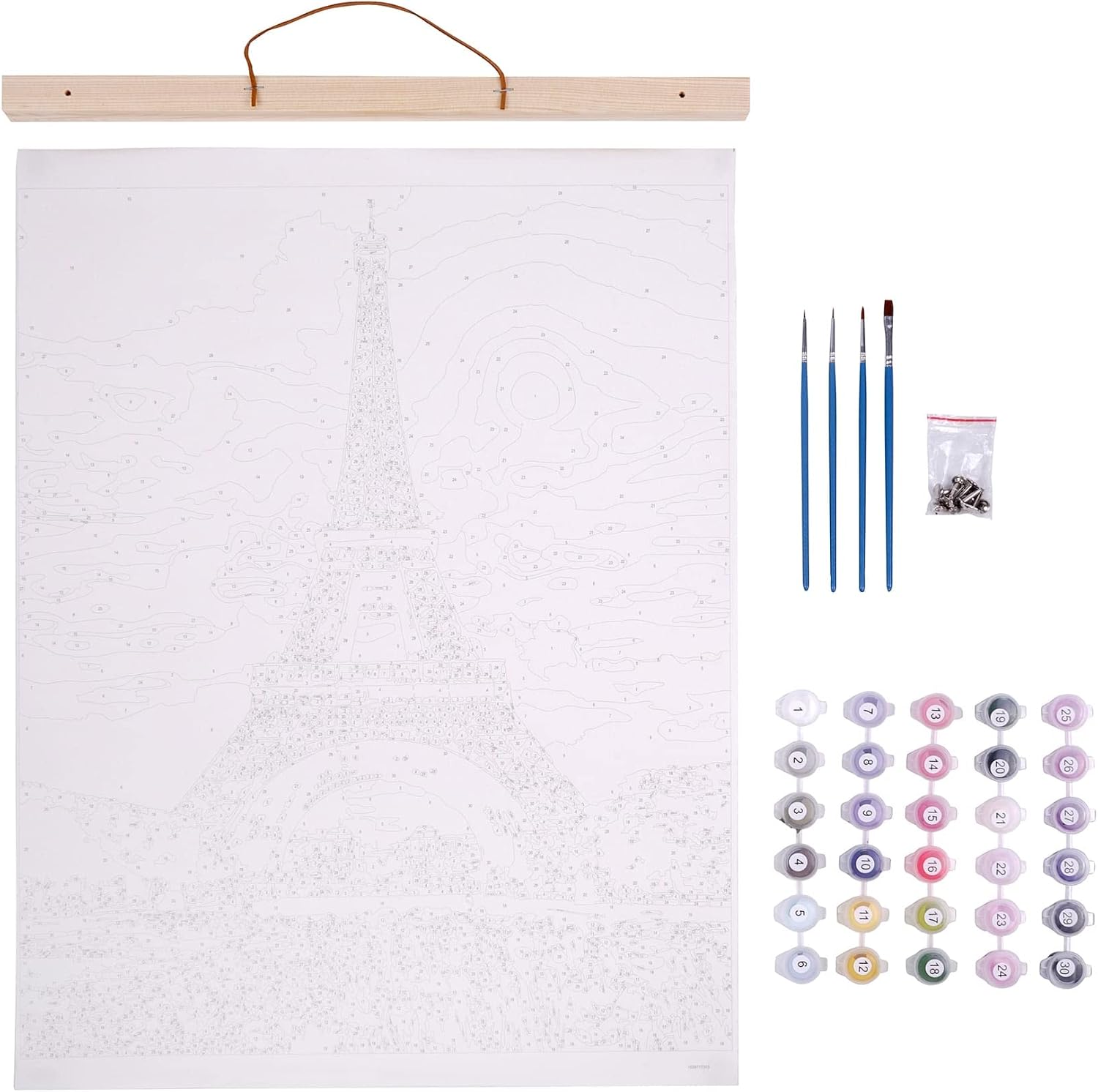Artist's Loft Eiffel Tower Paint-by-Number Kit Necessities™