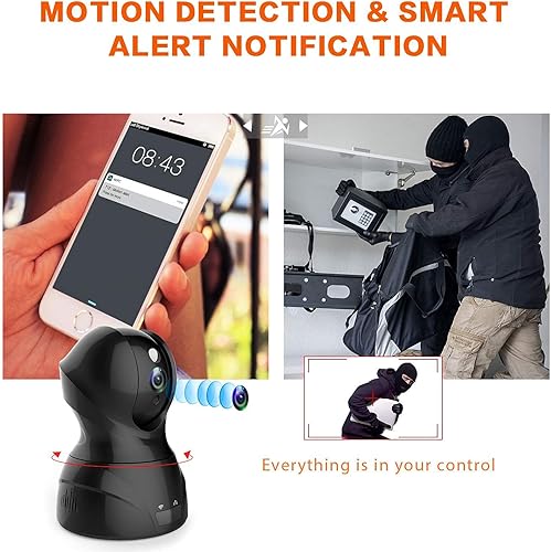 Miniatura 3 de Syeh Cámara de seguridad 1536P para mascotas cámara inalámbrica WiFi para el hogar negro - 1080P, Negro-720P, Blanco, Blanco-1080P, Blanco-720P