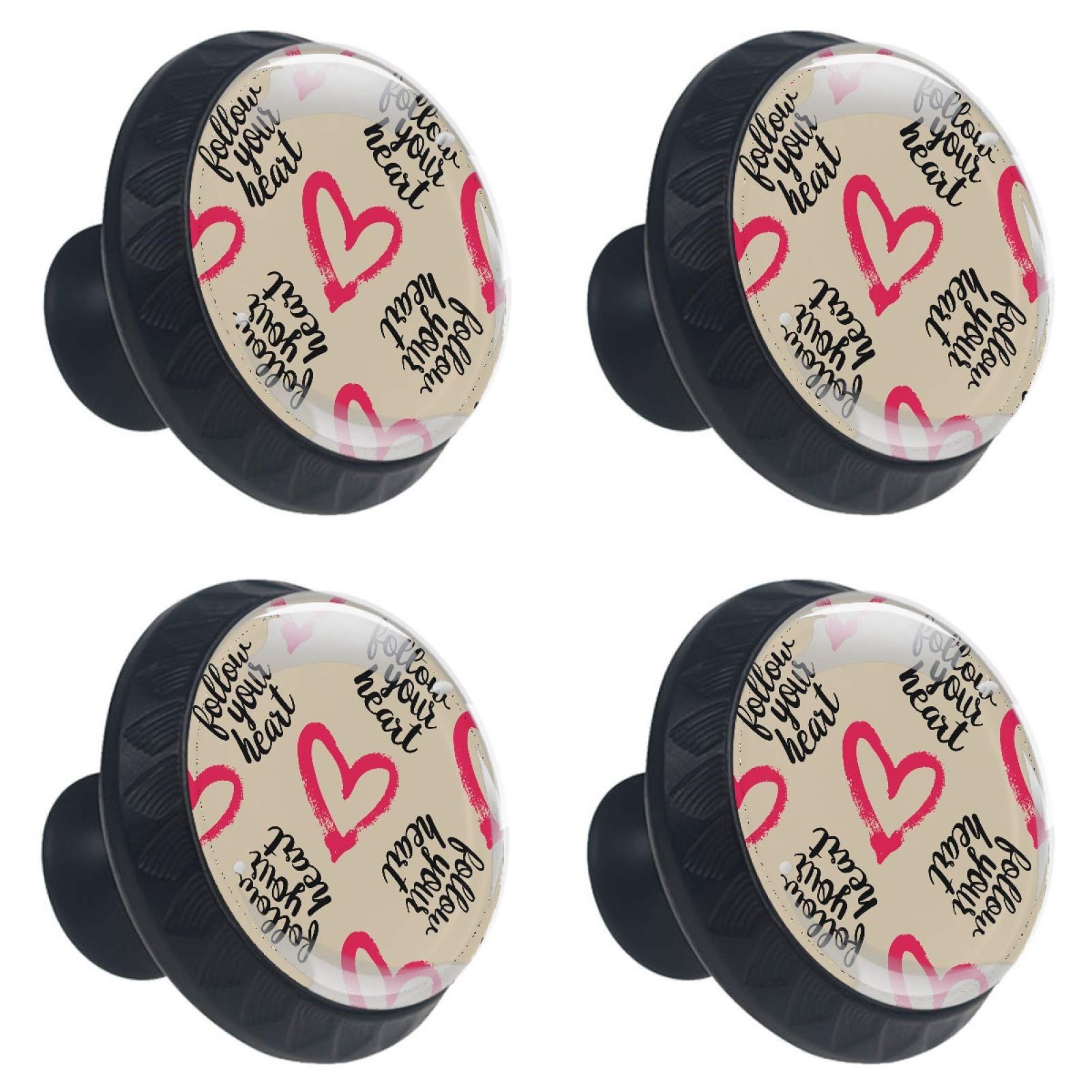 Boutons de meuble en verre romantiques pour personnaliser les tiroirs de la chambre
